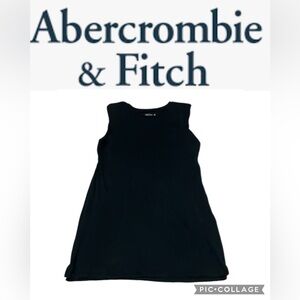 Abercrombie & Fitch Black Sleeveless Mini Dress